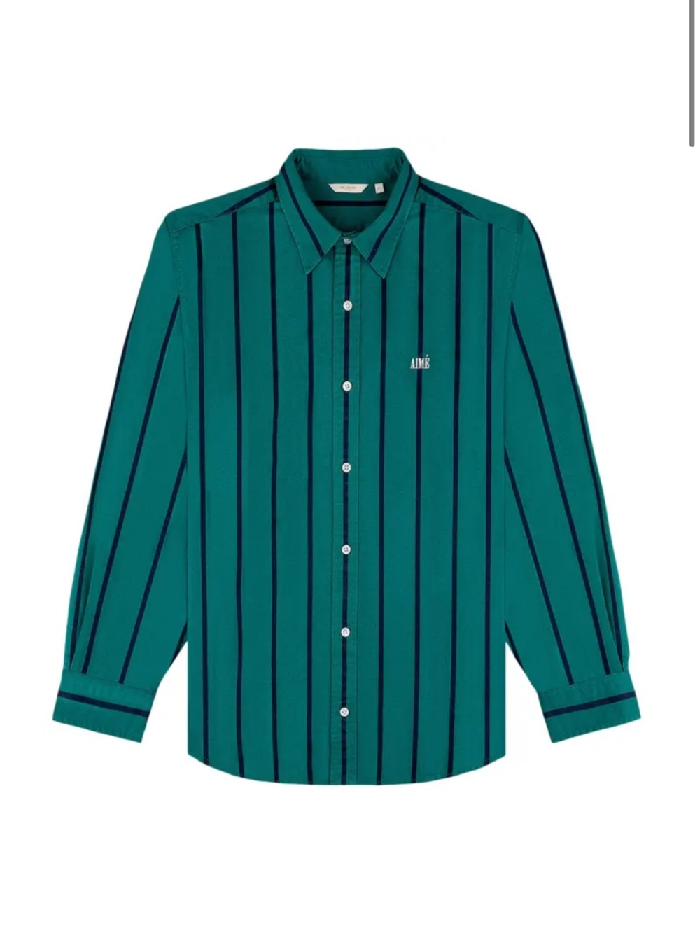 Aime Leon Dore Striped Leon Overshirt ‘Parasailing Green Stripe’